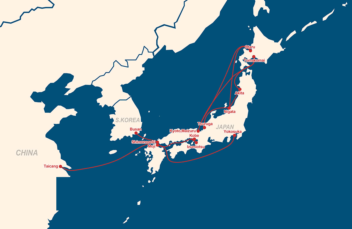 SHKライングループを形成を表す地図